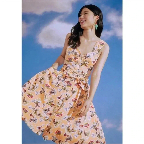 NWT MODCLOTH Serene Serenade Tank Top Rodeo Cowboy Cowgirl Sz 14 - Picture 1 of 10